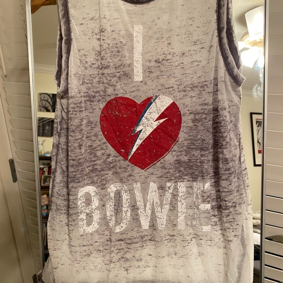 CHASER I ❤️ Bowie Burnout Tank - Picture 5 of 10